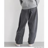 デニムフリンジバレルレッグパンツ(36-260634203-20) | coca | 詳細画像9 