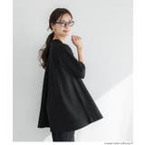 ［Black］ | 〈26ss新色登場〉エンボスAライン半袖チュニック【速乾・イージーケア】 | coca