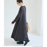 フレアシルエットで女性らしく、エンボスAラインワンピース | coca | 詳細画像15 