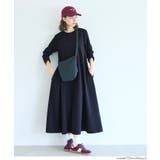 フレアシルエットで女性らしく、エンボスAラインワンピース | coca | 詳細画像19 