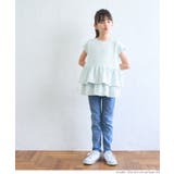 キッズ エンボス二段フリルトップス | coca | 詳細画像4 