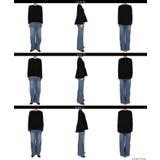 エンボス長袖裾フレアトップス | coca | 詳細画像18 