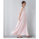 【新色追加！】エンボス加工マキシ丈ノースリーブワンピース | coca | 詳細画像16 