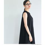 【新色追加！】エンボス加工マキシ丈ノースリーブワンピース | coca | 詳細画像21 