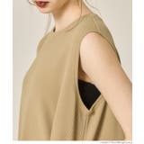 【新色追加！】エンボス加工マキシ丈ノースリーブワンピース | coca | 詳細画像24 