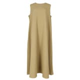 【新色追加！】エンボス加工マキシ丈ノースリーブワンピース | coca | 詳細画像4 