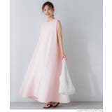 ［Lt.pink］ | 【新色追加！】エンボス加工マキシ丈ノースリーブワンピース | coca
