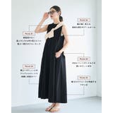 【新色追加！】エンボス加工マキシ丈ノースリーブワンピース | coca | 詳細画像10 