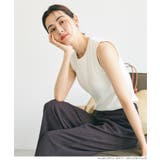 ［White］ | OUT BRA カップ付きノースリーブトップス | coca