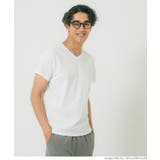 コットンレギュラーフィットVネックTシャツ | coca | 詳細画像2 