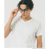 コットンレギュラーフィットVネックTシャツ | coca | 詳細画像5 