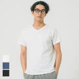 コットンレギュラーフィットVネックTシャツ | coca | 詳細画像1 