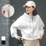 ダンボールクロップド丈パーカー | coca | 詳細画像1