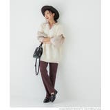 ピーチスウェードプリーツフレアパンツ | coca | 詳細画像16