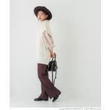 ピーチスウェードプリーツフレアパンツ | coca | 詳細画像17