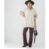 ピーチスウェードプリーツフレアパンツ | coca | 詳細画像18