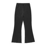 ピーチスウェードプリーツフレアパンツ | coca | 詳細画像5