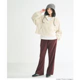 WEB限定でブラック・ミックス柄が新登場！ハーフジップボアブルゾン | coca | 詳細画像9 