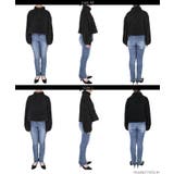 WEB限定でブラック・ミックス柄が新登場！ハーフジップボアブルゾン | coca | 詳細画像18 