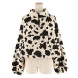 ［Mix］ | WEB限定でブラック・ミックス柄が新登場！ハーフジップボアブルゾン | coca