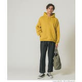 ［Mustard］ | 裏起毛オーバーシルエットプルパーカー | coca