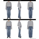 ボーダークロップドTシャツ | coca | 詳細画像15 