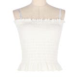 OUT BRA カップ付きシャーリングキャミ | coca | 詳細画像2