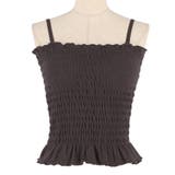 OUT BRA カップ付きシャーリングキャミ | coca | 詳細画像4