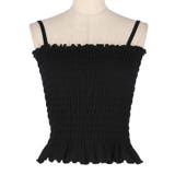 OUT BRA カップ付きシャーリングキャミ | coca | 詳細画像5