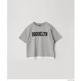 キッズ ボーイズ 天竺裾レイヤードプリント付きTシャツ | coca | 詳細画像15 