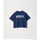 キッズ ボーイズ 天竺裾レイヤードプリント付きTシャツ | coca | 詳細画像16 