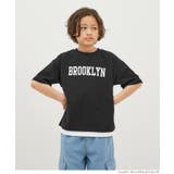 キッズ ボーイズ 天竺裾レイヤードプリント付きTシャツ | coca | 詳細画像10 
