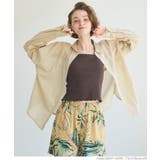 OUT BRA カップ付き肩紐キャミソール | coca | 詳細画像16