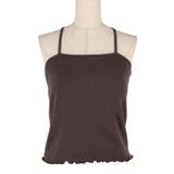 OUT BRA カップ付き肩紐キャミソール | coca | 詳細画像3