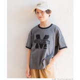 キッズ ボーイズ カレッジリンガー半袖Tシャツ | coca | 詳細画像7 