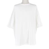 ［White］ | メンズイージーケアプレーティングテールカットTシャツ | coca