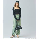 ［Black］ | OUTBRA カップ付きリブショート丈キャミソール | coca