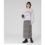 バルキー裏起毛カレッジスウェットトップス レディース | coca | 詳細画像13 