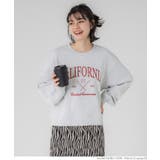 バルキー裏起毛カレッジスウェットトップス レディース | coca | 詳細画像14 