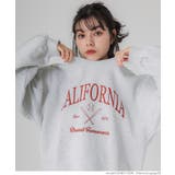 バルキー裏起毛カレッジスウェットトップス レディース | coca | 詳細画像16 