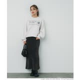 バルキー裏起毛カレッジスウェットトップス レディース | coca | 詳細画像21 