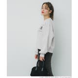 バルキー裏起毛カレッジスウェットトップス レディース | coca | 詳細画像22 