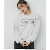 バルキー裏起毛カレッジスウェットトップス レディース | coca | 詳細画像23 