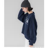 バルキー裏起毛カレッジスウェットトップス レディース | coca | 詳細画像10 