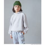 ［Gray］ | ソフトスウェットコークーンシルエットフーディ キッズ | coca