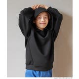 ［Black］ | ソフトスウェットコークーンシルエットフーディ キッズ | coca