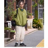 バルキー裏起毛ハーフZIP刺繍トレーナー メンズ | coca | 詳細画像14 