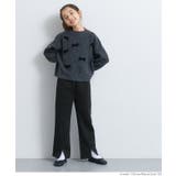 ソフトスウェットセンターシームスリットパンツ キッズ | coca | 詳細画像6