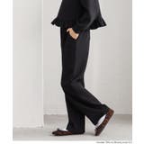 ソフトスウェットスリットパンツ | coca | 詳細画像4 