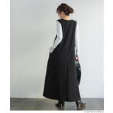 エンボスVネックノースリーブワンピース | coca | 詳細画像8 